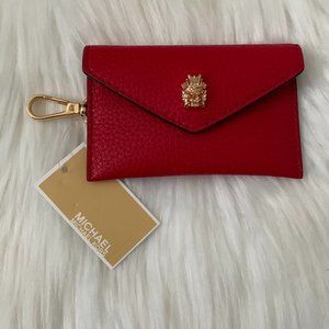 Michael Kors Red Key & Card Holder